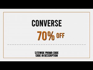 Converse Promo Code 2025 June