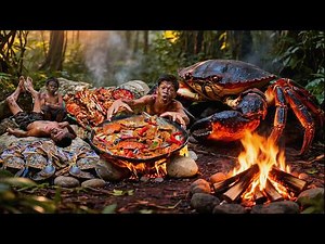 Wilderness Cooking Crab Sea By Jungle Cooking Channel