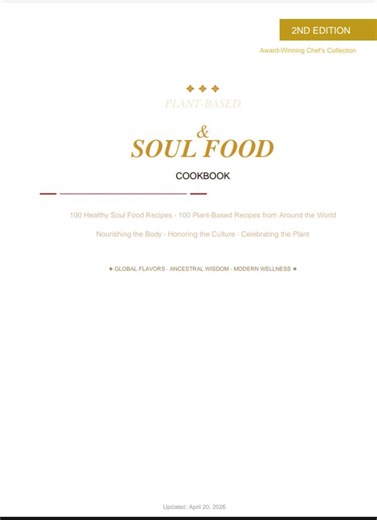 Plant-based & Soul Food Cookbook - Etsy
