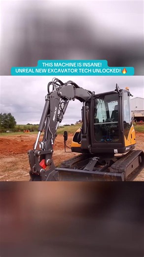 THIS MACHINE IS INSANE! UNREAL NEW EXCAVATOR TECH UNLOCKED!🔥 #Mecalac #MonsterMachine #Excavator #Tech #Construction