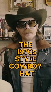 1970s style cowboy hat! The 70s is one of my favorite decades for cowboy hats because they all had flare baby ! You can never go wrong with a really fun shape a nice tall crown and a feather band if you really wanna stand out from the crowd! Let us know in the comments what you think and is always holler with your ideas! Stay wild #cowboy #cowboyhat #70s #mensfashion #styleinspo #countrymusic | A maker of hats | Facebook