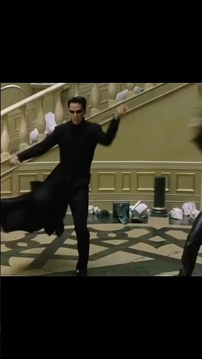 Neo Saves the Keymaker in Epic Freeway Battle | The Matrix Reloaded (2003) #thematrixrevolutions