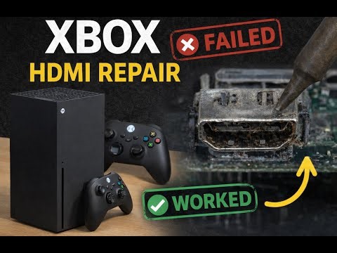 X-Box Series X No Display Repair Failure Saved! | The Amplified Bench