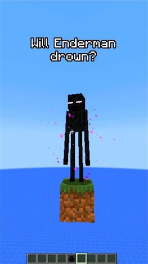 Will Enderman Drown in Minecraft?
