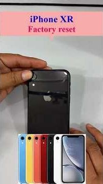10. (Reset): How to factory reset (powerwash/hard-reset) an iPhone XR. #iphone, #iphonexr