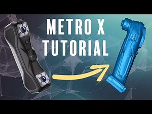 Scanning with Cross & Parallel Lines (Multitool Example) (Revopoint Metro X Tutorial)