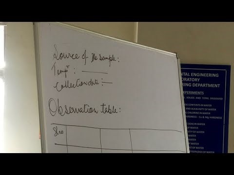 Ee lab : To determine acidity of water sample