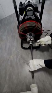 K-300K 75FT 1/2inch Drain Cleaner Machine, Professional Electric Drain Auger for 1 to 4 Inch Pipes, Portable Electric Drain Snake with 4 Cutters & Foot Switch