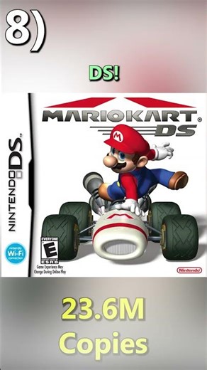 The Ten BEST SELLING Mario Games!