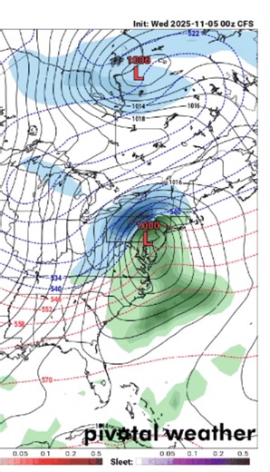 4 runs in a row from the CFS inside 100 hours! I think we’ve got something here! ❄️ #snow #winteriscoming #fblifestyle | Mark Margavage's Weather Discussion Page
