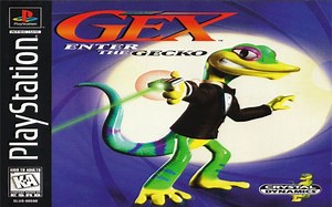 【游戏欣赏0011】《杰克龙蜥蜴》全流程 Gex (PS) Longplay (100% Complete)