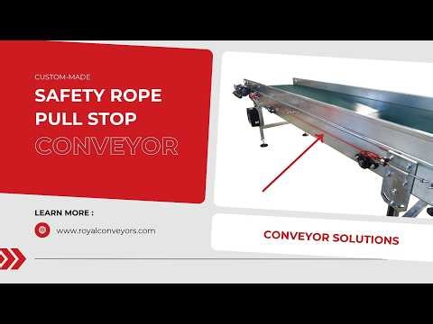 Custom Safety Rope Pull Stop Conveyor | Project Showcase