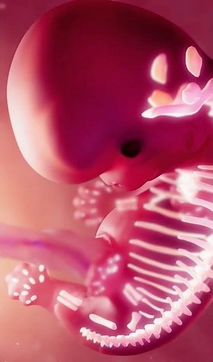 Developing Fetus: A Look at Bone and Skeletal Formation (3D Animation)