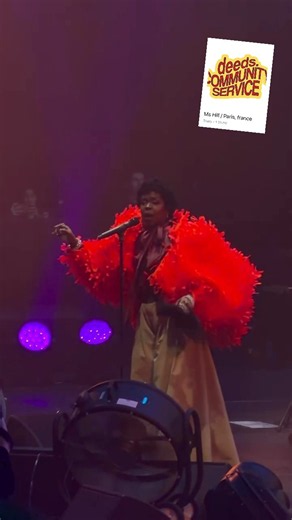 🇫🇷Ms. Lauryn Hill performing the timeless “Ex-Factor” live at Accor Arena, Paris. #laurynhill