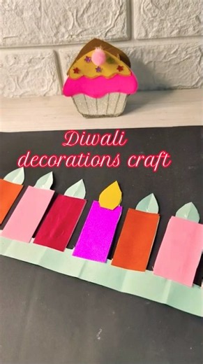 Diwali Decorations craft, Creative Art #kids #diwali #viral #diy #support #decoration