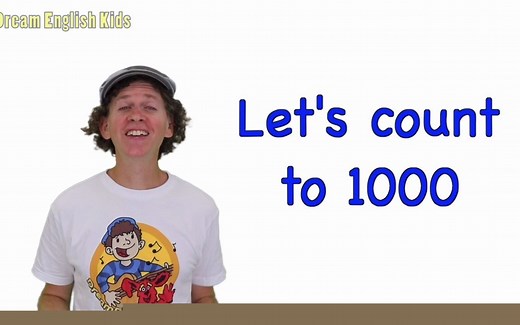 Count to 1000 by 1s _ Math Chant Learn Numbers _ Dream English Kids