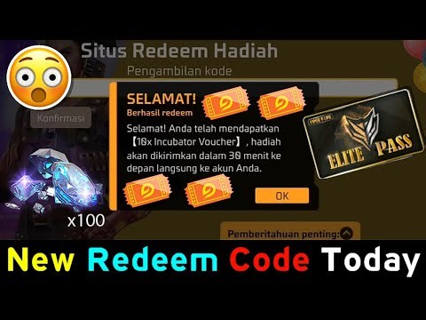 Indonesia Server New Redeem Code Today 😍 Garena Free Fire