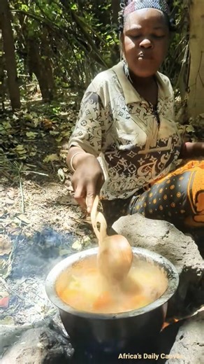 The Beauty of Simplicity: Traditional Cooking in Nature 🌿🔥 #shorts
