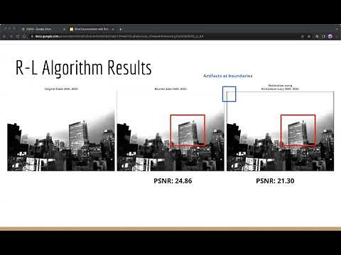Xiaoyu Bi: Blind Deconvolution with Richardson-Lucy Algorithm