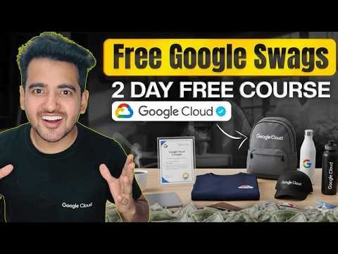 Google Launches Free AI Course 2026 | 2 Day Program with Swags + Certificate | Google FREE Swags