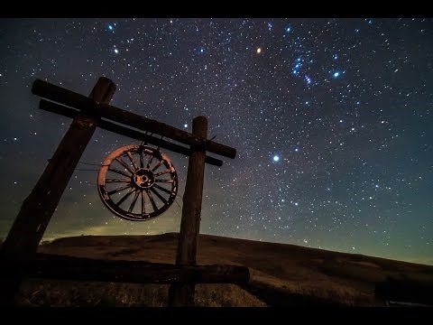 星空のある風景 タイムラプス#55 ４Ｋ ～ 満天の星空 冬の天の川 / 長野県霧ヶ峰高原 ～ Starry Night Timelapse #55 4K 星景微速度撮影