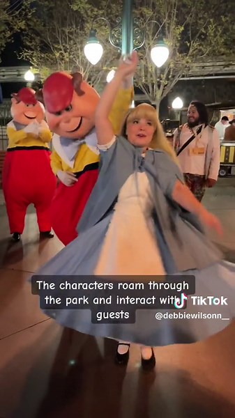 Fun Character Interactions at Disneyland’s Throwback Nite