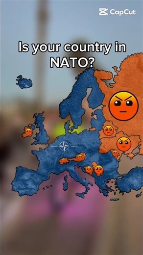 Is your country in NATO? #mapping #mapper #europe #geography #shorts #map #nato
