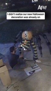 Yep, it works really well 🥴 #afv #halloween #scare #funny | America's Funniest Home Videos