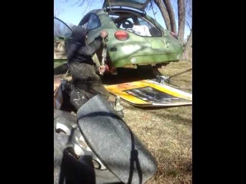 Installing a lift kit in the rear of 2002 Vw Beetle.