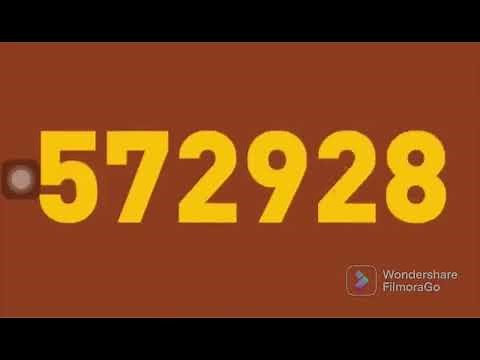 Numbers 1 to 1000000 (8 to 1 billion speed)