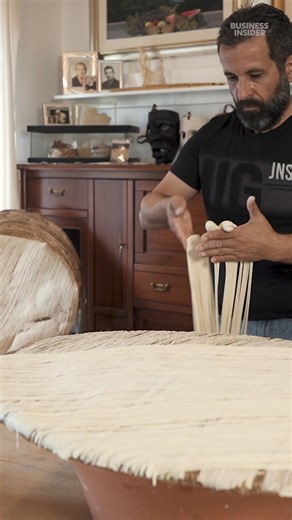 149K views · 1.2K reactions | For 100 years, only one family knew how to make this rare pasta, made by stretching and folding layers of dough again and again. #Pasta #Italian #PastaMaking | Insider | Facebook