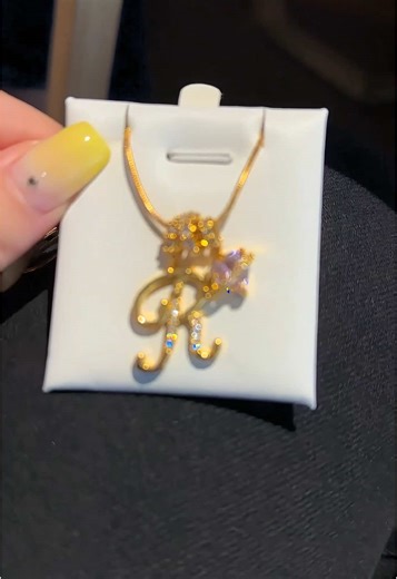 Romantic Silver Necklace with Blue Hearts | Glowing Jewelry for Date Night