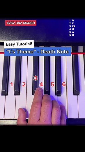 Learn How to Play L's Theme from Death Note on Piano