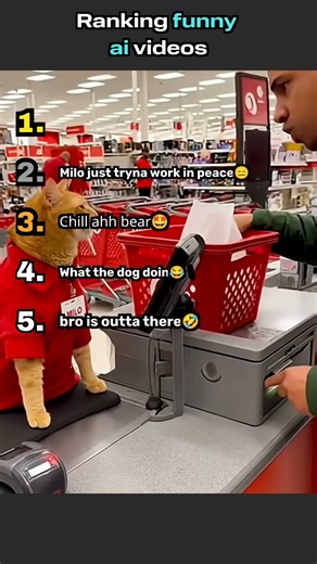 Ranking The FUNNIEST AI Videos EVER!😂😂 #memes #funny #comedy #animals #duet