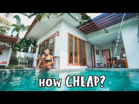 BALI on a BUDGET (Exotic Villa Tour)