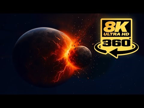 360° VR A Rogue Planet SMASHES Into Earth