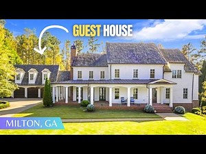 14,000 SQFT Luxury Farmhouse Home w/3 Kitchens + Pool + Apartment + HUGE Basement FOR SALE | Atlanta
