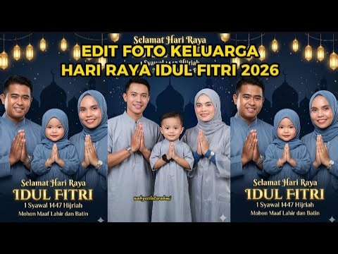How to Edit Family Photos for Eid al-Fitr 2026 in Gemini AI || Edit Family Photos for Eid al-Fitr...