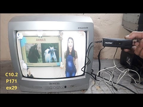 Como instalar conversor digital aquário em tv antiga (completo) passo à passo! muito fácil!