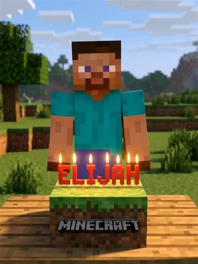 Comment your name👇order via bio📩 Steve from Minecraft makes ELIJAH’s birthday extra legendary in this blocky adventure! ⛏️🎉 If you love Minecraft, epic builds, and fun birthday surprises, make sure to like, comment, and follow for more awesome videos! Comment your name and favorite character below… you might be the next one featured in our world! 🌍🚀#minecraft #minecraftmemes #happybirthday