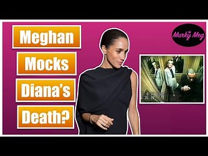 Meghan Markle shameless video of her with feet up in limo driving past tunnel where Diana was killed