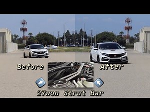 Does a Strut Bar Really Make a Difference? | 2020 Honda Civic Si