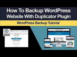 How To Backup WordPress Site Using Duplicator (Step-By-Step Tutorial)