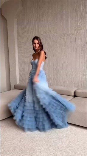 Twirl in BLUE TULLE MAGIC 🍰 #shorts #fashion #style