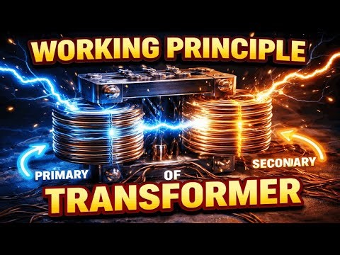 “Transformer Working Principle 🔥 | Step-up & Step-down Explained Simply ⚡ (Full Concept)”