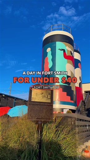 Fort Smith on a budget? We've got you covered ✨ Start your day diving into Wild West history at the U.S. Marshals Museum ($15), then explore Downtown Fort Smith's historic streets (FREE window shopping!). Grab lunch at Sab Fried Rice ($16.98) - trust us, it's worth it. Spend the afternoon at Janet Huckabee Nature Center with trails and exhibits (FREE!), then wrap up with coffee at Olive Coffee Co. ($5-7) - find them at Chad Colley or Hwy 45. Total day trip: Under $40 per person 💫 #discoverforts