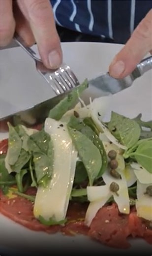 Stef the Chef’s beef carpaccio recipe (elegant & easy!)