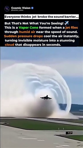 The Truth Behind This Jet Cloud! |#aviation #trending #shorts