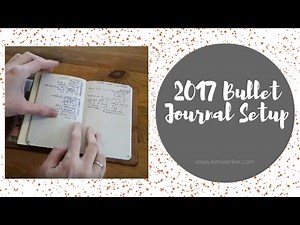 2017 Bullet Journal & Notebook Setup