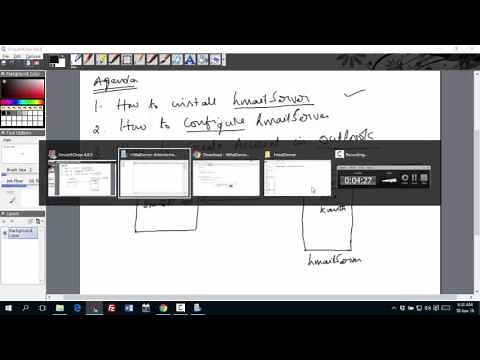 How to use hMailServer and Outlook 2013